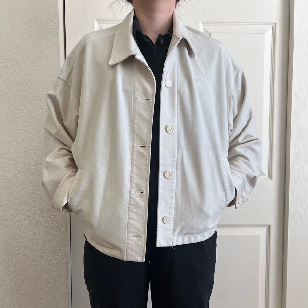 Unisex Cream Shacket